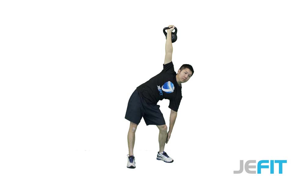 Kettlebell Bent Press