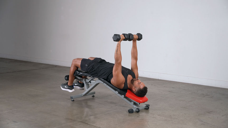 Dumbbell Decline Bench Press exercise