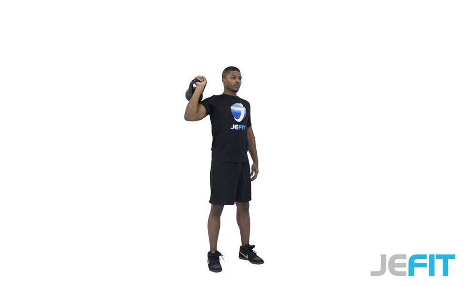 Kettlebell One-Arm Para Press