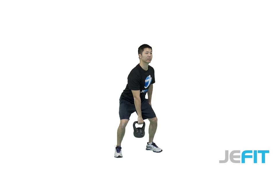 Kettlebell One-Arm Palm Clean