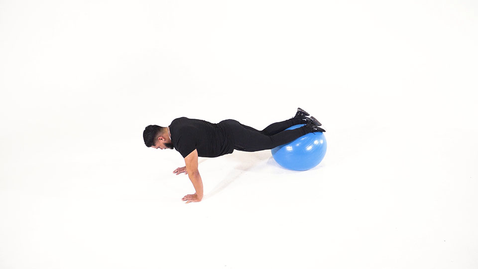 Stability Ball Pull-In