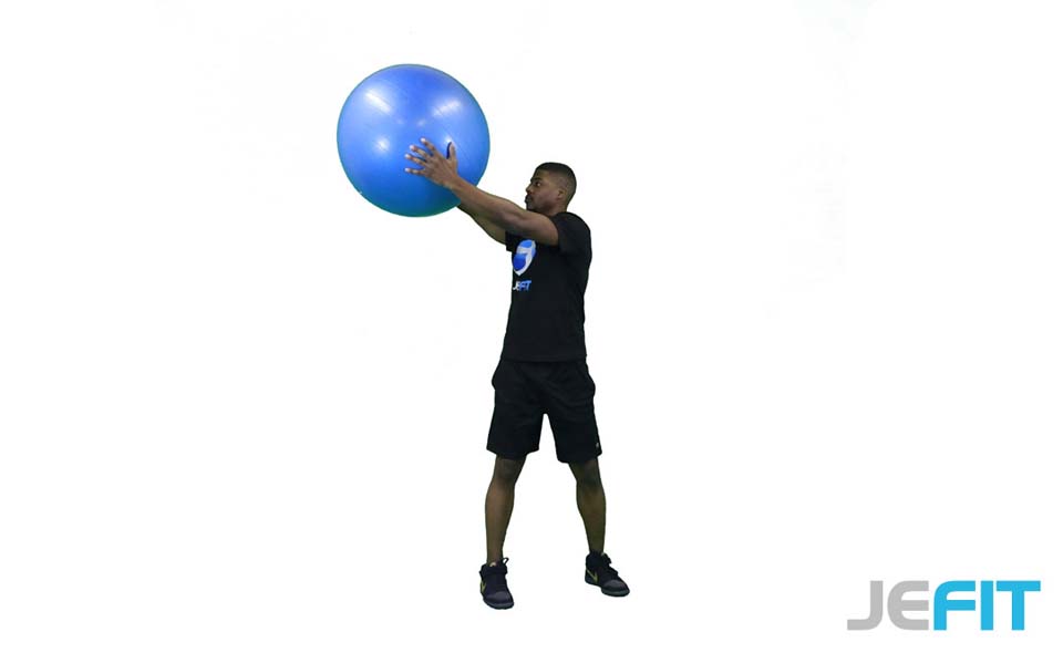 Stability Ball Wood Chop