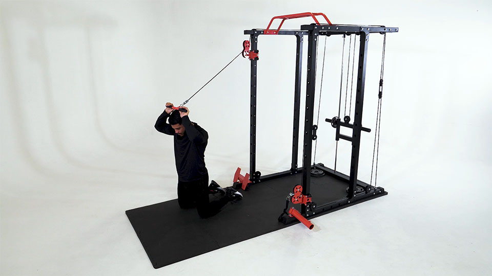 Cable Kneeling Pulldown exercise