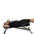 Flat Bench Lying Leg Raise exercise demonstration