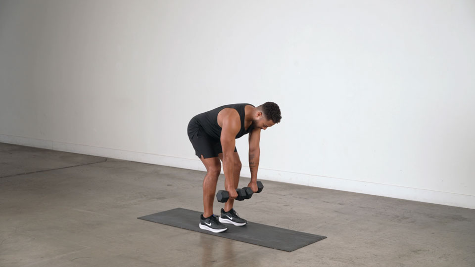 Dumbbell Bent-Over Row exercise