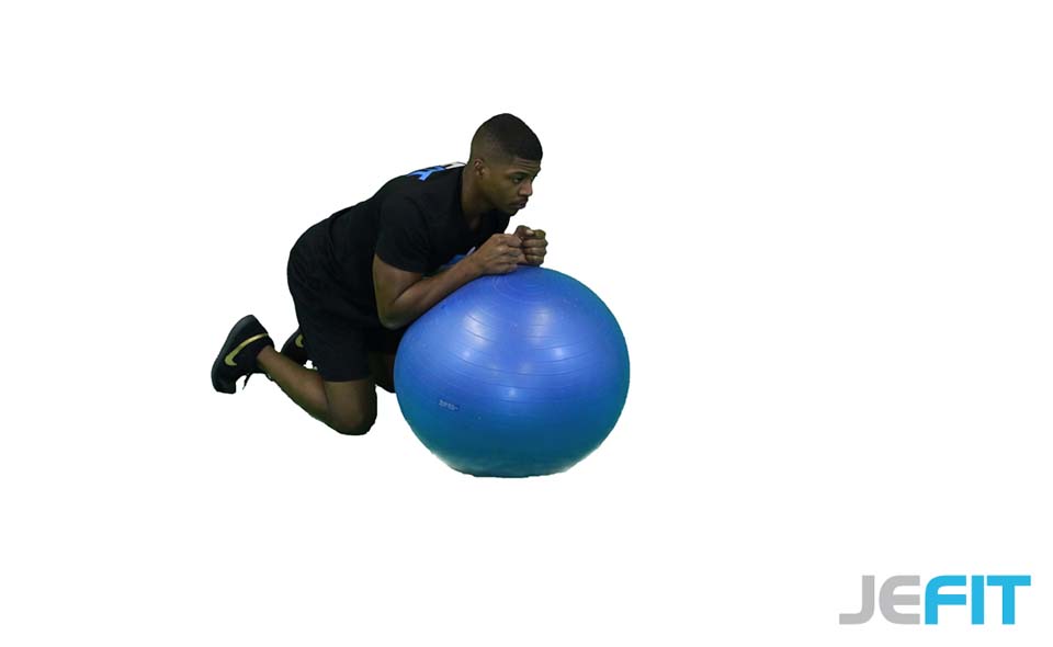 Stability Ball Plank