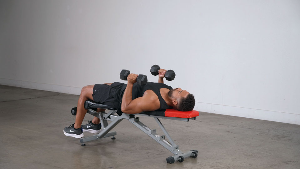 Dumbbell Bench Press (Palms in)