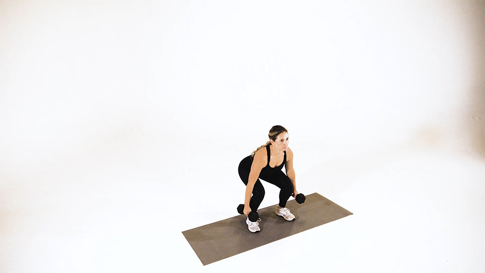 Dumbbell Jump Squat