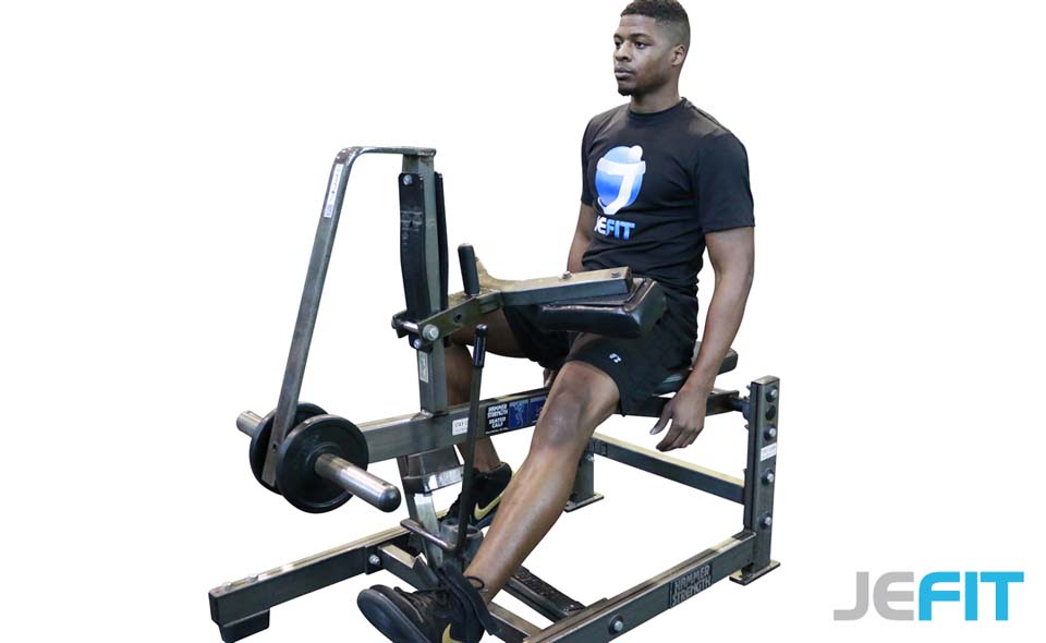 Machine Seated Single-Leg Calf Raise