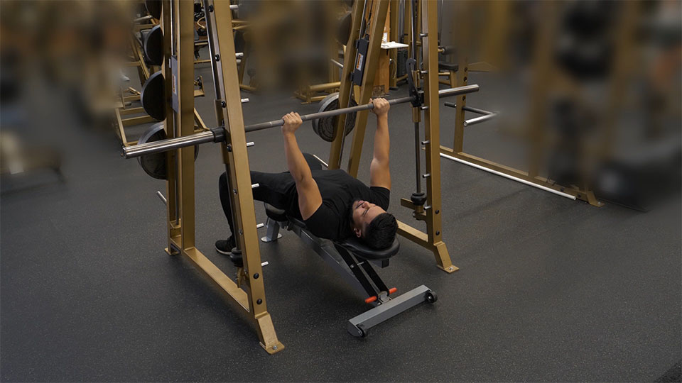 Smith Machine Bench Press exercise